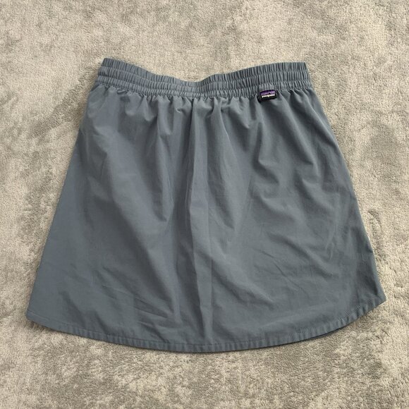 Patagonia Fleetwith Skort Women Small Wetland Blue Performance Tennis Pickleball - Picture 9 of 10